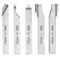 Набор резцов (10 x 10 x 80 мм), 5 шт. Proxxon (24550)