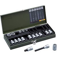 Набор головок XZN, 18поз. Proxxon (23296)