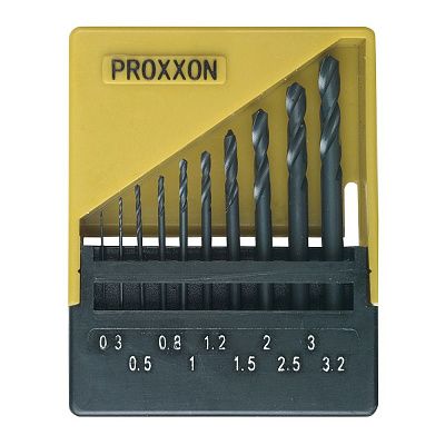 Набор спиральных сверл из быстрорежущей стали, 10 поз. Proxxon (28874)
