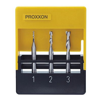Фрезы твердосплавные, 3 шт. (1 - 2 - 3 мм) Proxxon (27116)