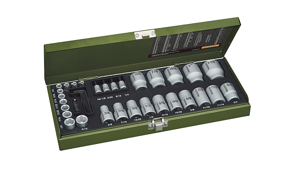 Набор торцевых головок и насадок в лотке, 36 предметов Proxxon (23114)