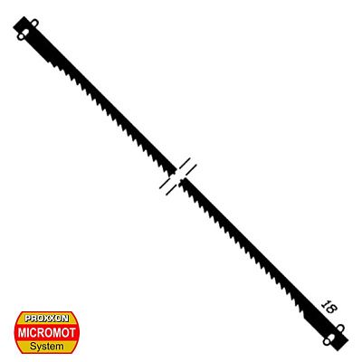 Пилки 127 мм, со штифтовым креплением (18 зубьев/25 мм., 12 шт.) Proxxon (28743)