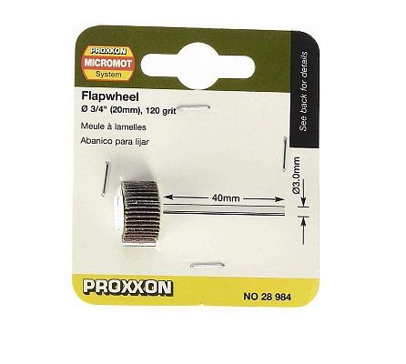 Ламельный круг, корунд, зерн. 120 (20 x 10 мм) Proxxon (28984)