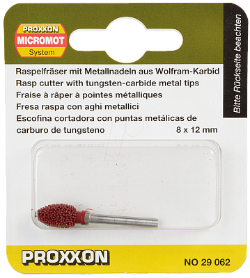 Обдирочная фреза, пуля 8,0 х 12 мм Proxxon (29062)