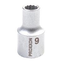 1/2" головка с 12-ти зубцовой звездочкой, 9 мм Proxxon (23304)