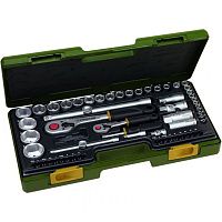 Полный набор с флажковыми трещотками 1/2" + 1/4", 65 поз. Proxxon (23286)