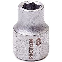 3/8" торцевая головка шестигранник, 8 мм Proxxon (23504)