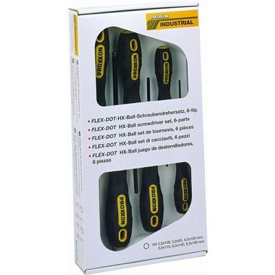 FLEX-DOT Набор отверток 6 поз., шестигранник HEX Proxxon (22642)