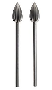 Вольфрам – ванадиевые фрезы, 2 поз., пламя, 6 мм Proxxon (28724)