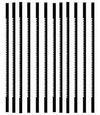 Пилки „Super-Cut“. Очень мелкий зуб (No. 1: 50 зубьев на 25 мм), 130x0,6x0,3mm 12шт Proxxon (28114)