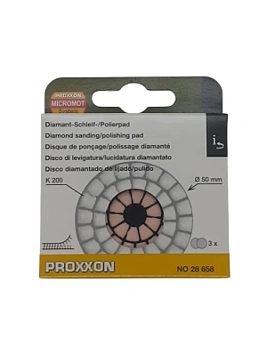 Алмазные шлифовальные/полировальные площадки К 200 Proxxon (28658)