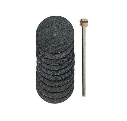 Армированные отрезные диски, 10 шт., 22 мм, с дискодержателем Proxxon (28808)