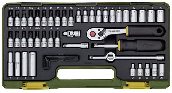 Набор ключей для точного механика 1/4", 49 поз. Proxxon (23280)