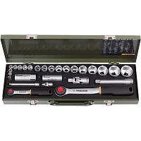 Автомобильный набор торцевых ключей 1/2" + 1/4", 27 поз. Proxxon (23020)