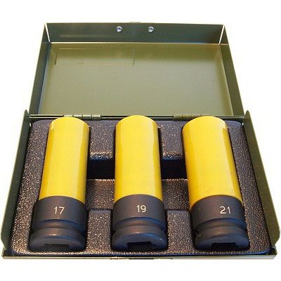 Комплект ударных головок 1/2", 3 поз. Proxxon (23938)